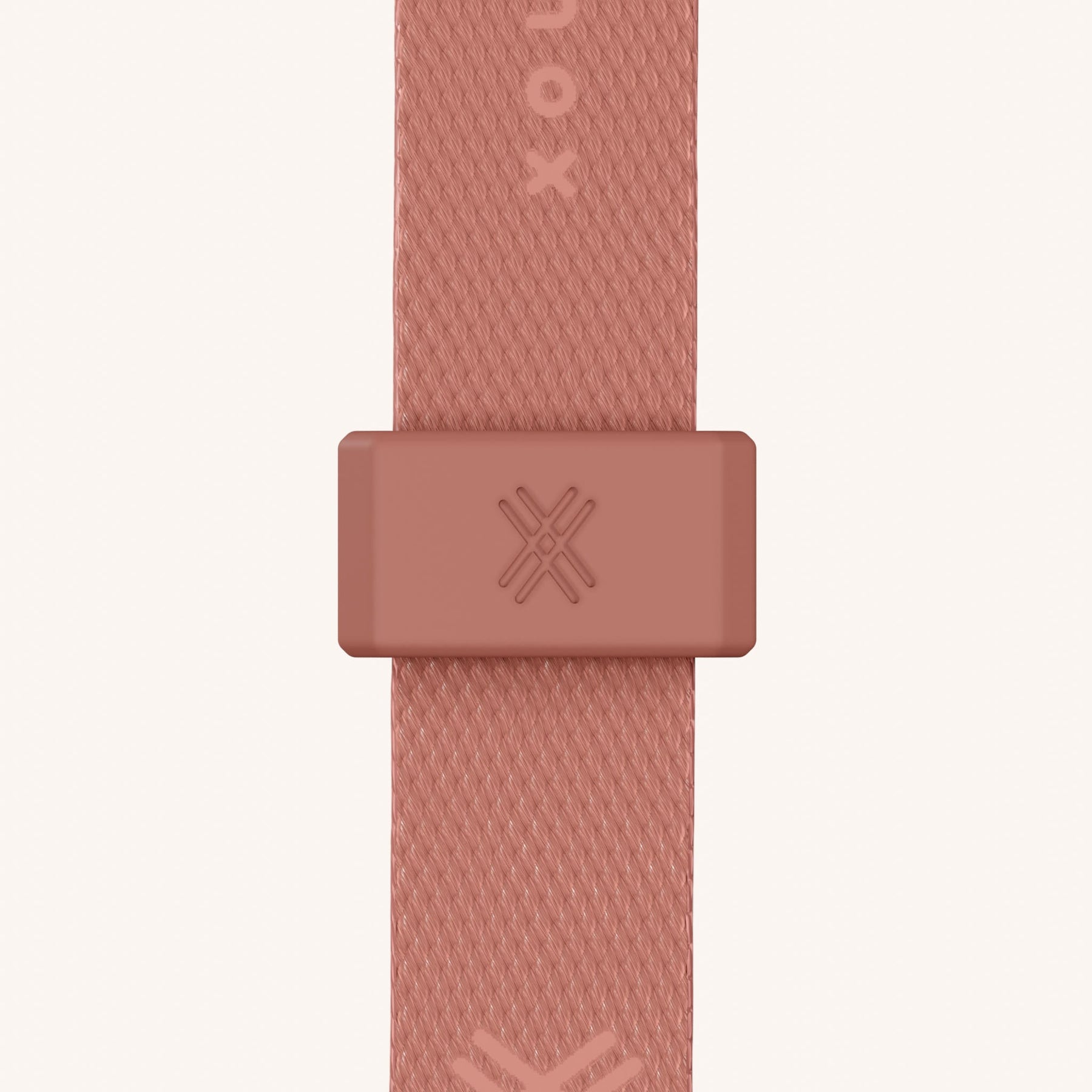 Phone Necklace with Slim Lanyard in Cotta