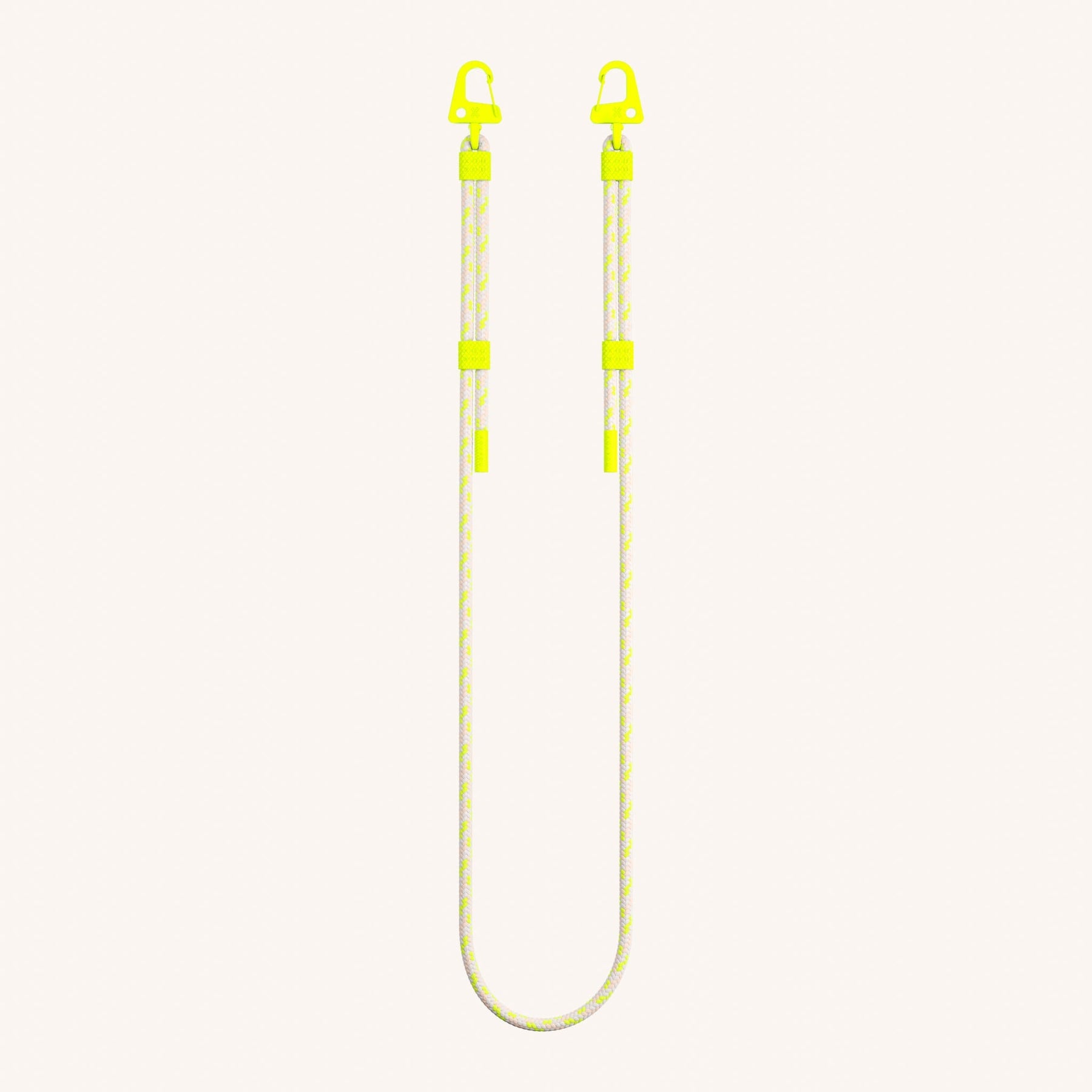 Phone Strap Carabiner Rope in Neon Camouflage Total View | XOUXOU