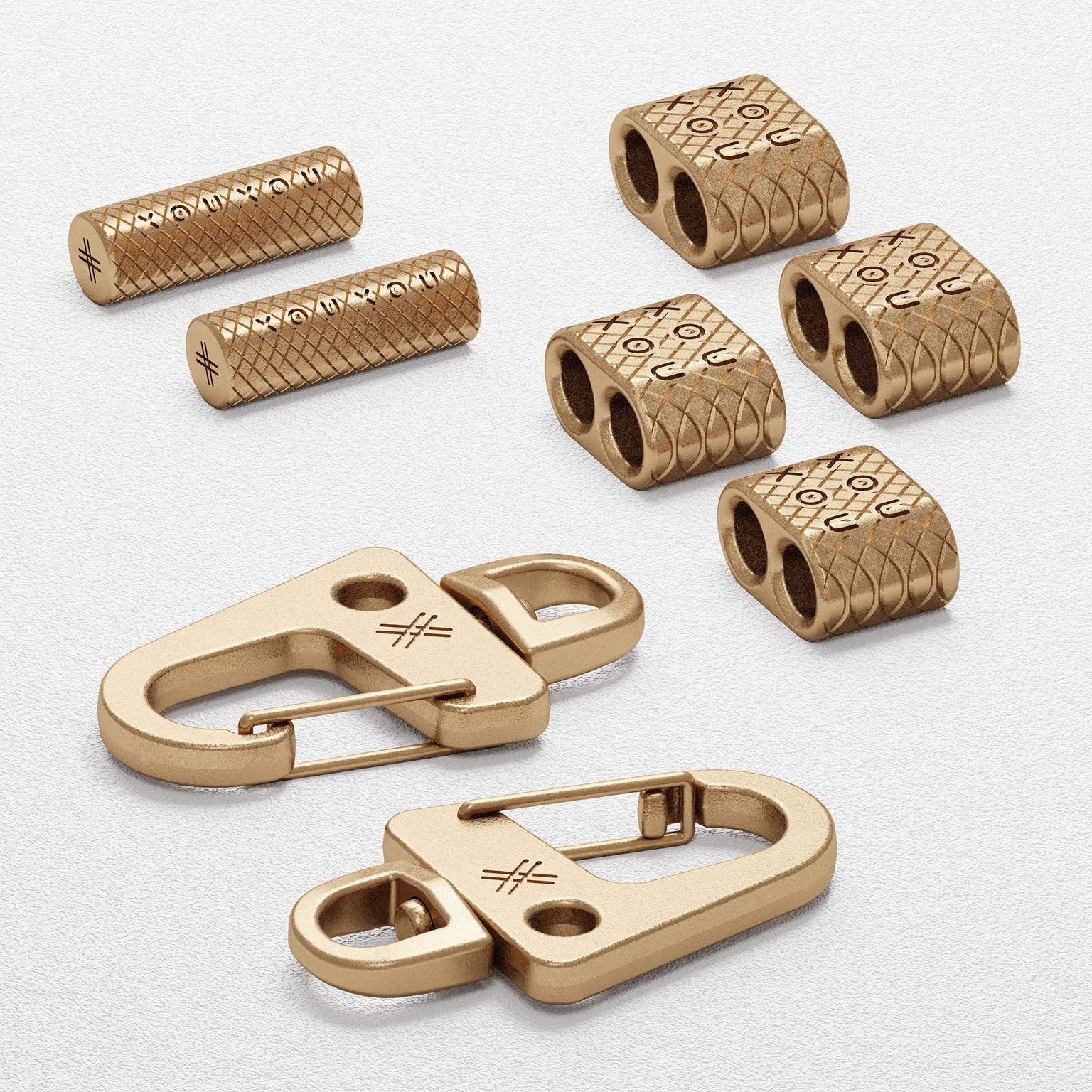 Matt Gold Carabiner Rope Metal Parts