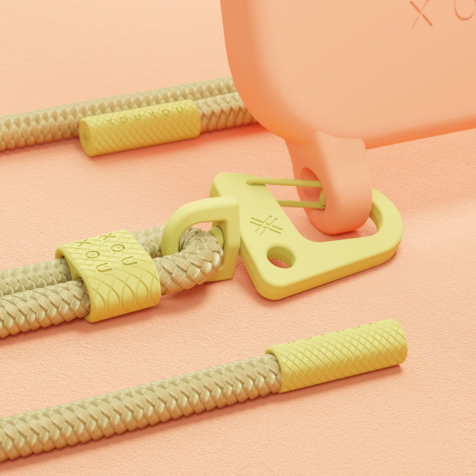 Peach Phone Necklace