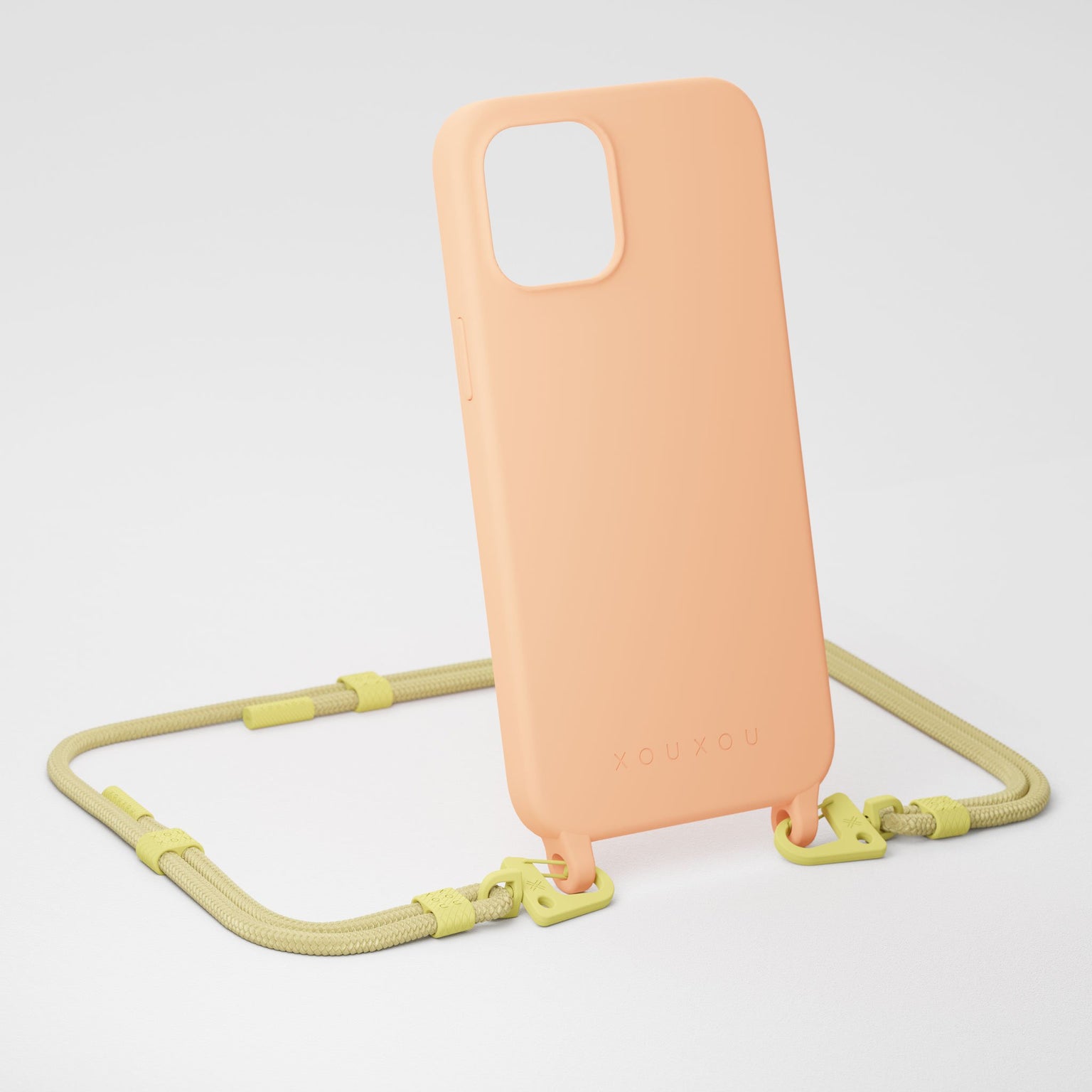 Peach Phone Necklace