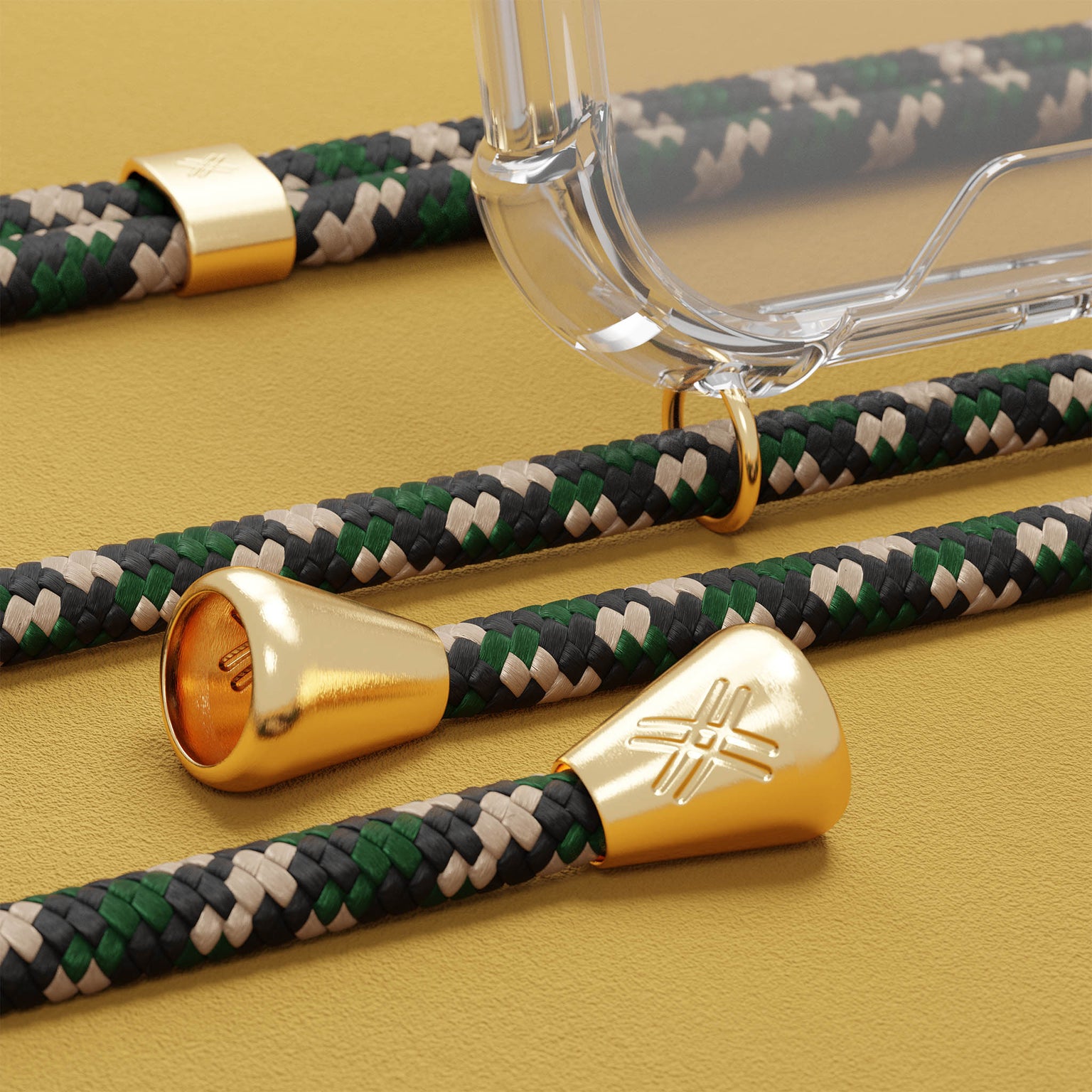 Green Camouflage Basic Necklace