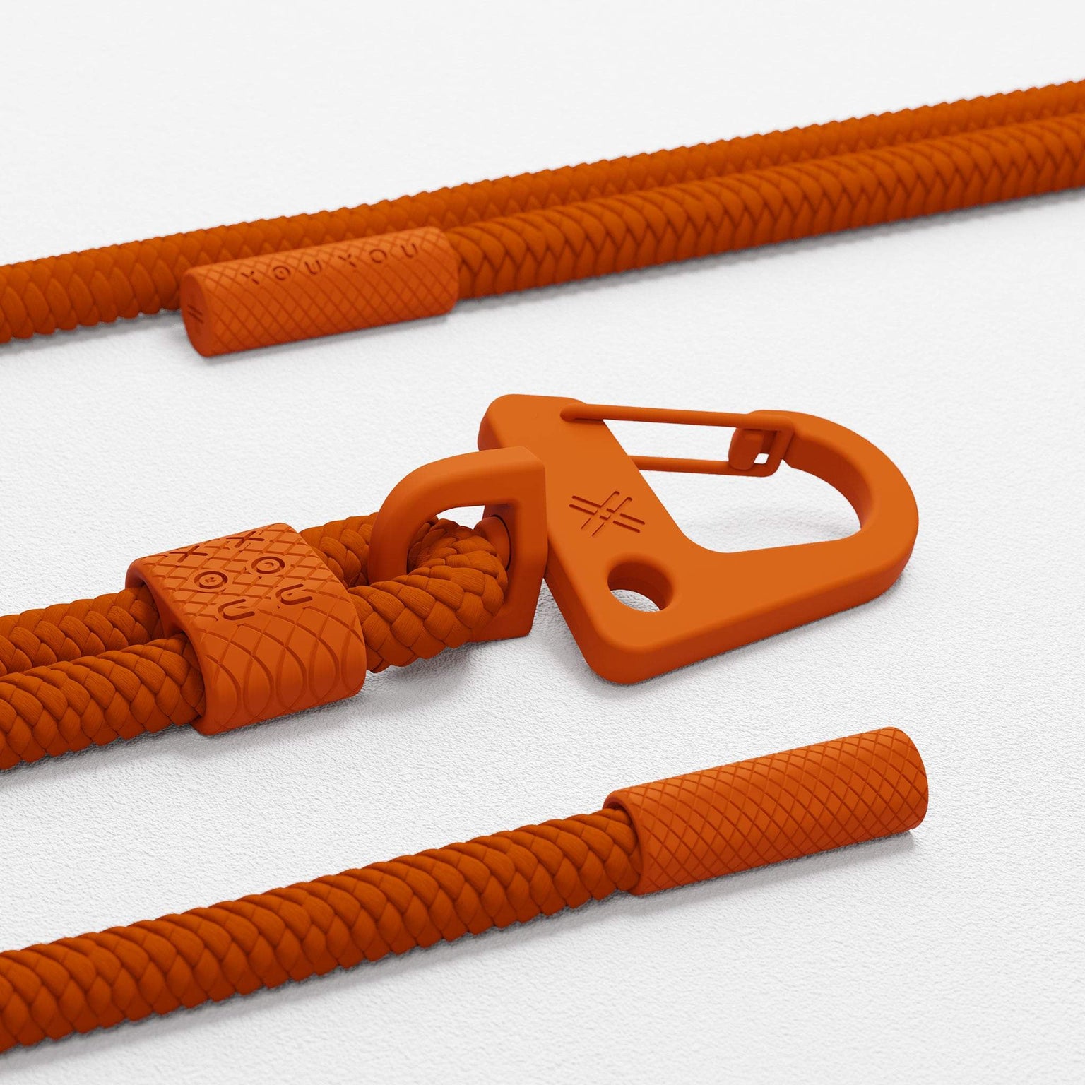 Rusty Red Carabiner Rope