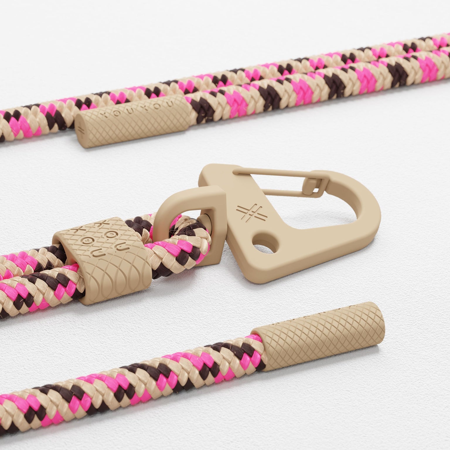 Sand Camo Carabiner Rope