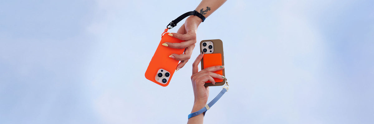 Explore colorful Wirst Straps to secure your iPhone or AirPods