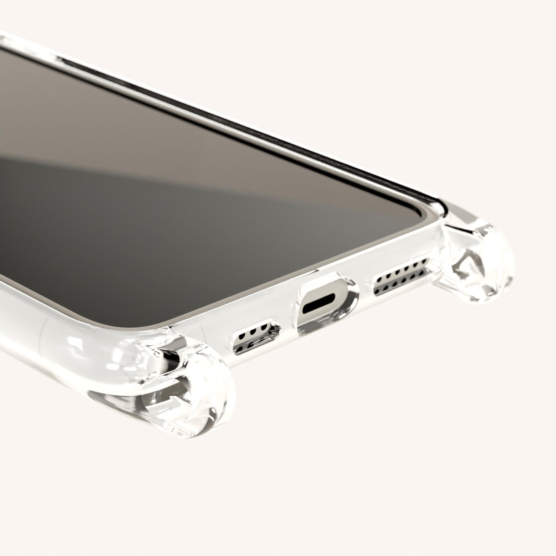 Phone Case with Eyelets in Clear