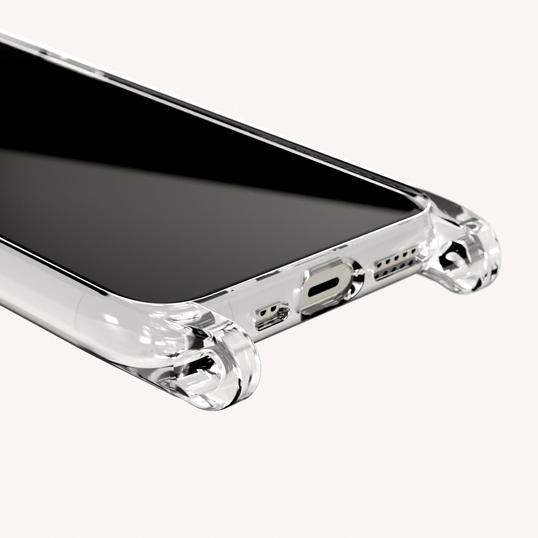 Phone Case with Eyelets in Clear