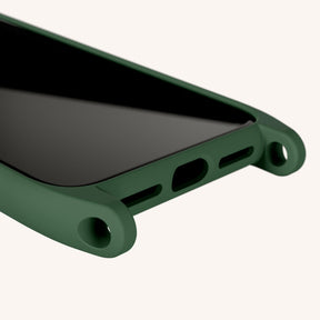 Phone Case with Eyelets in sage