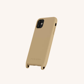 Phone Case with Eyelets in Sand