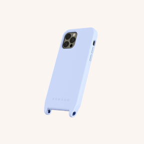 Phone Case with Eyelets in Baby Blue