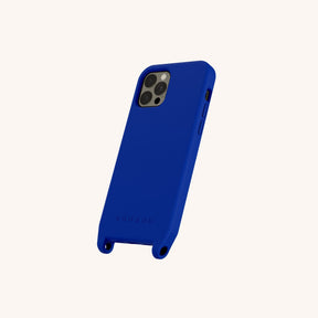 Phone Case with Eyelets in Blue