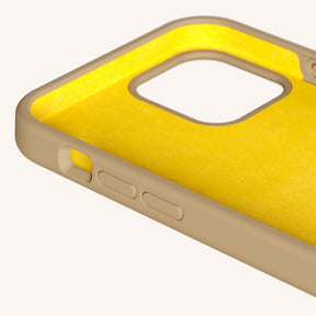 Phone Case with Eyelets in Sand