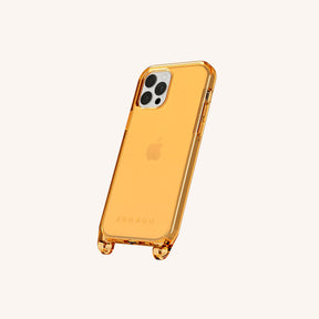 Phone Case with Eyelets in Mel Clear