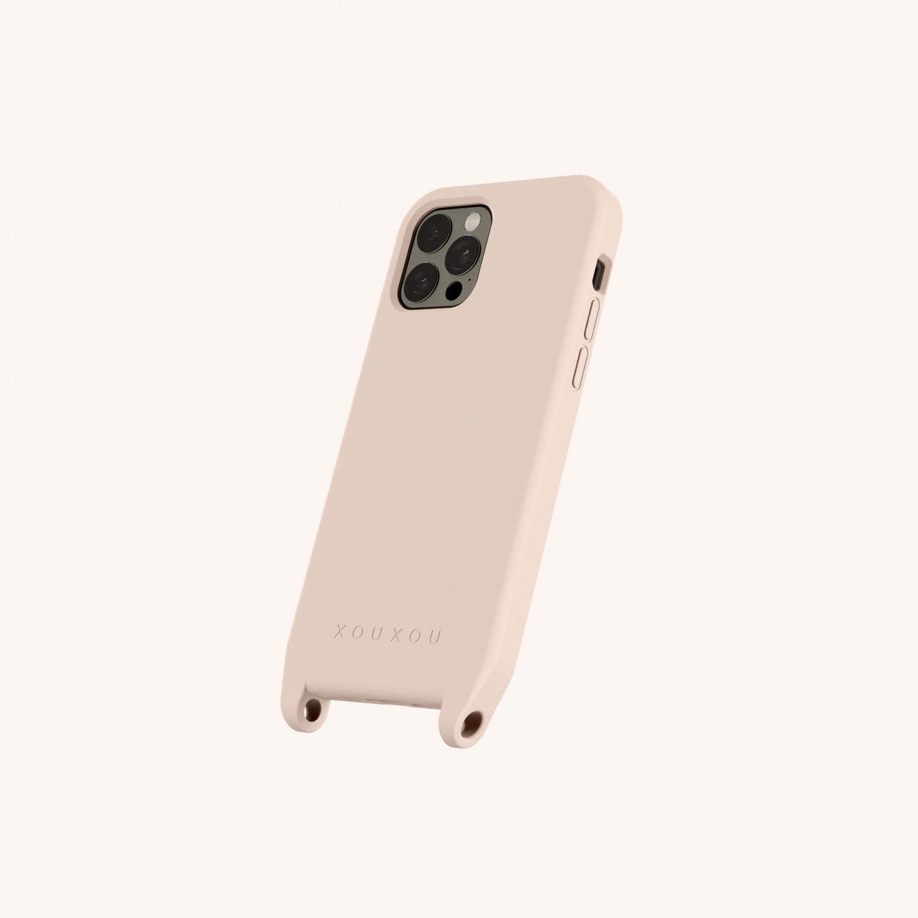 Phone Case with Eyelets in Powder Pink