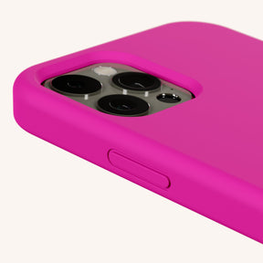 Phone Case with Eyelets in Power Pink