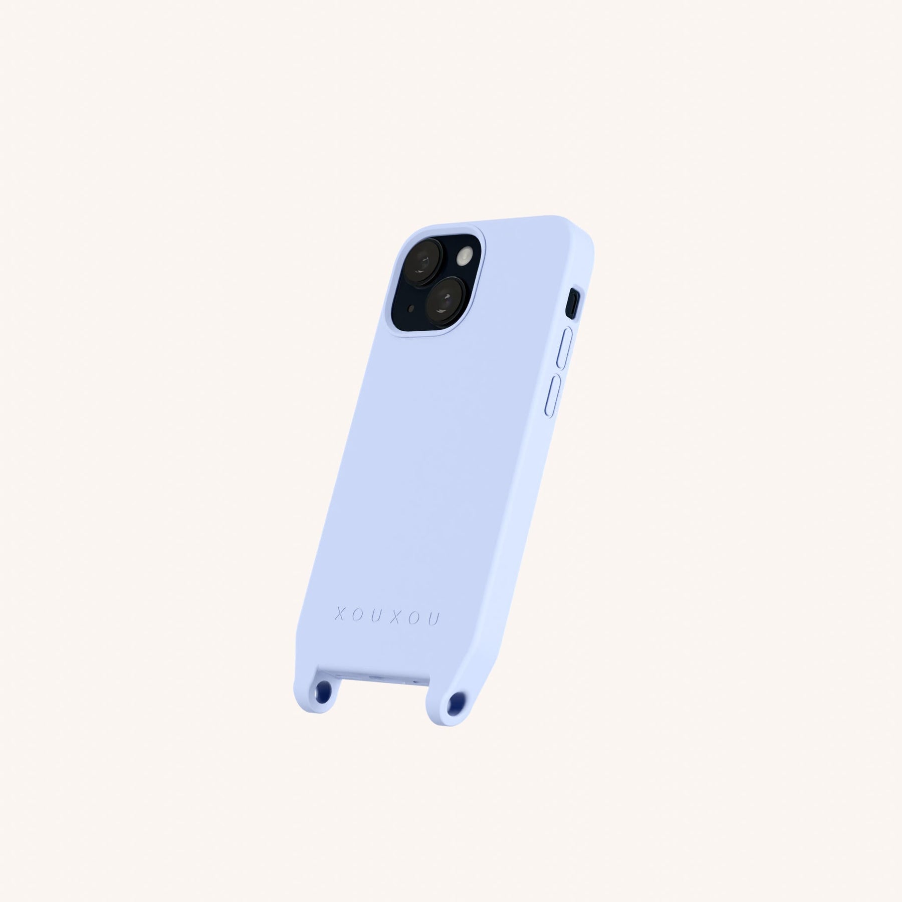 Phone Case with Eyelets in Baby Blue