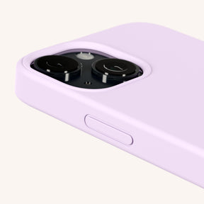 Phone Case with Eyelets in Lilac