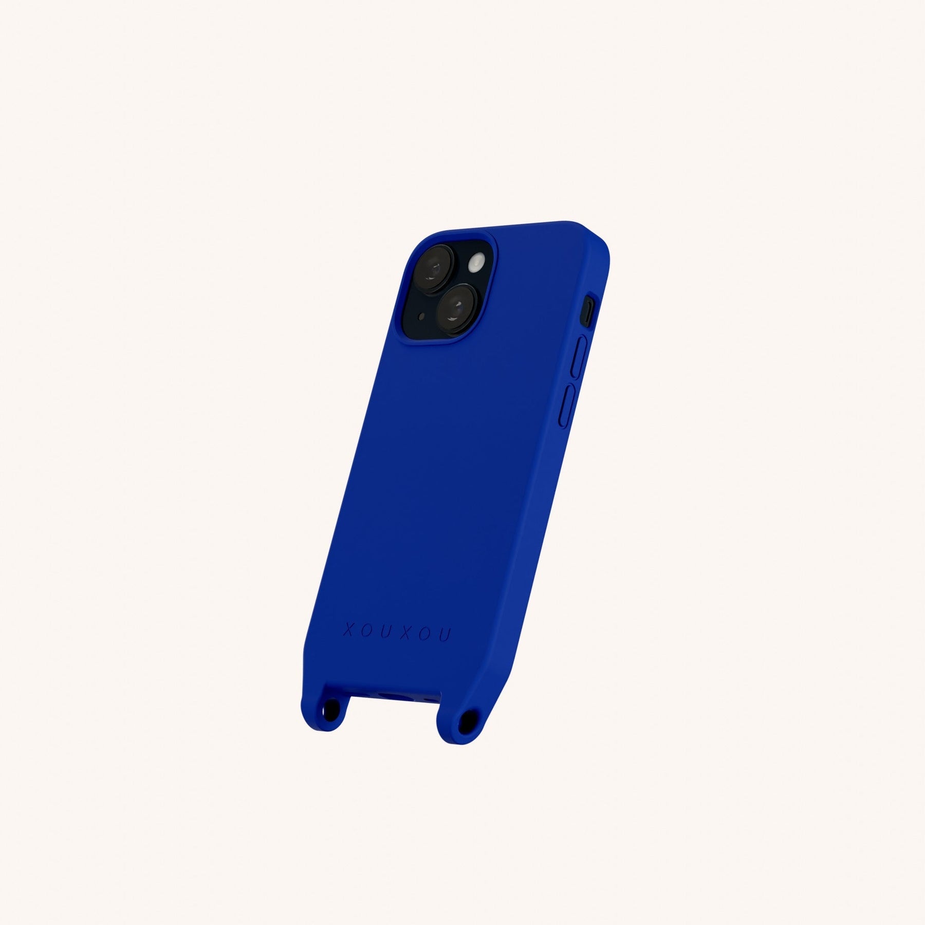 Phone Case with Eyelets in Blue