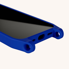 Phone Case with Eyelets in Blue