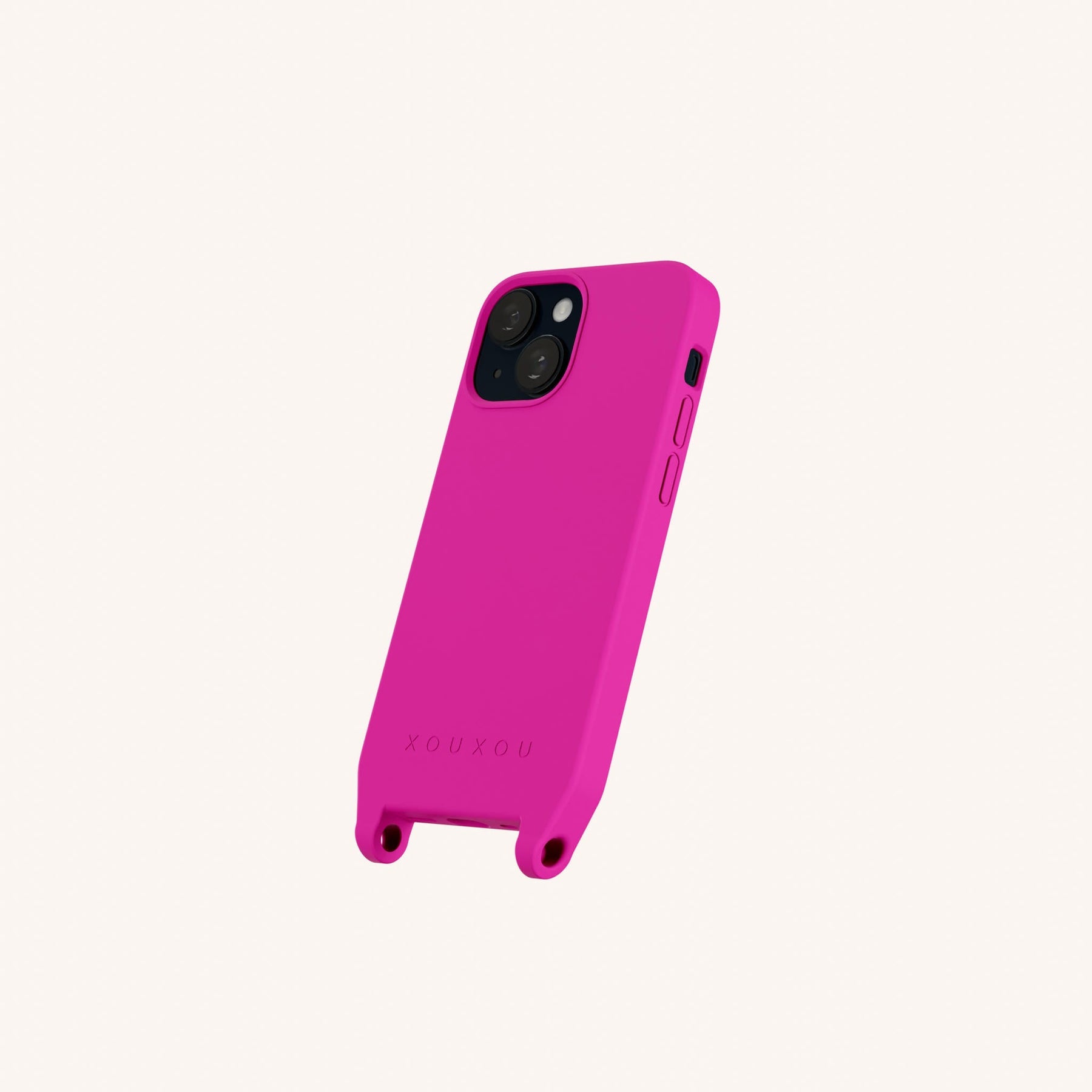 Phone Case with Eyelets in Power Pink