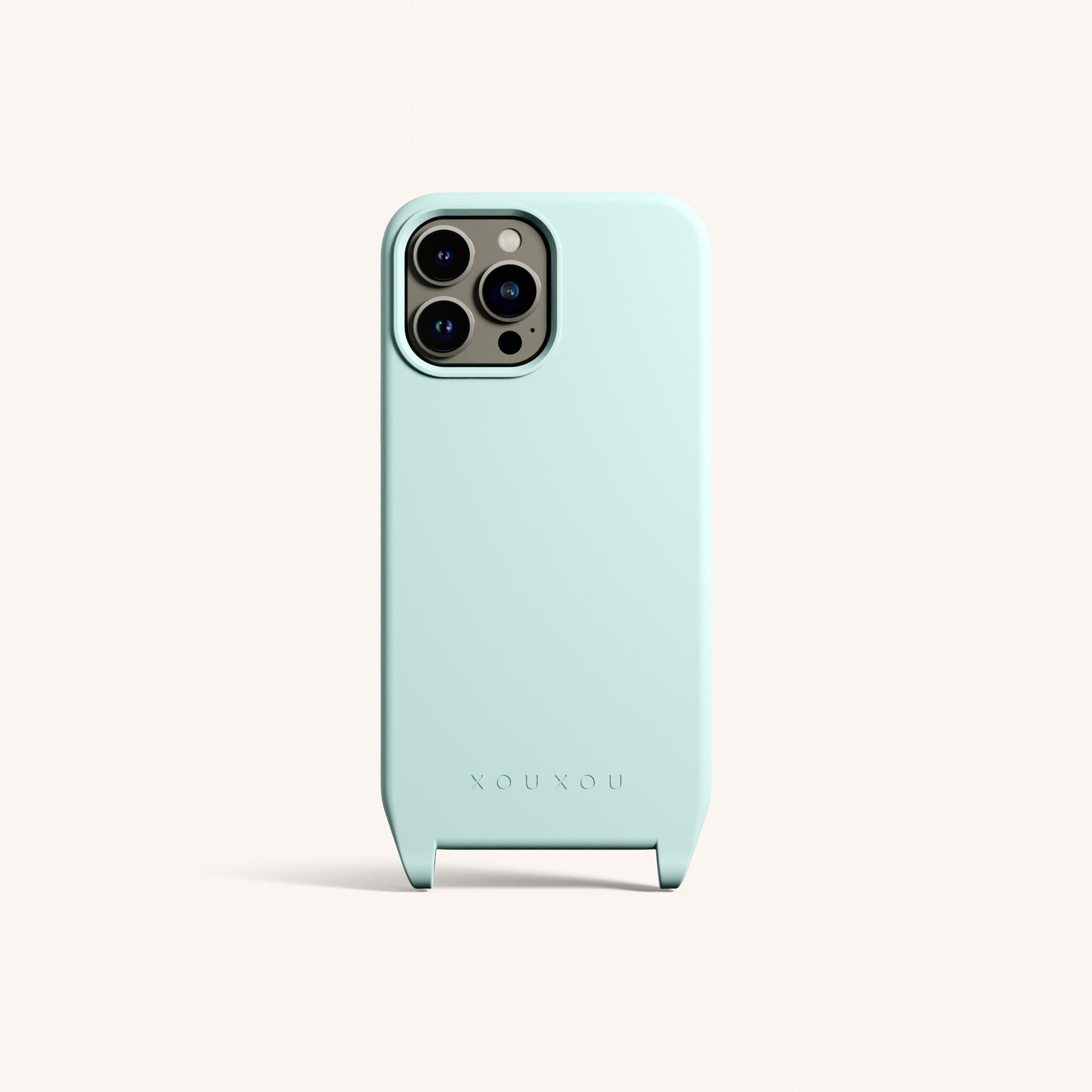 Phone Case with Eyelets in Azzurro