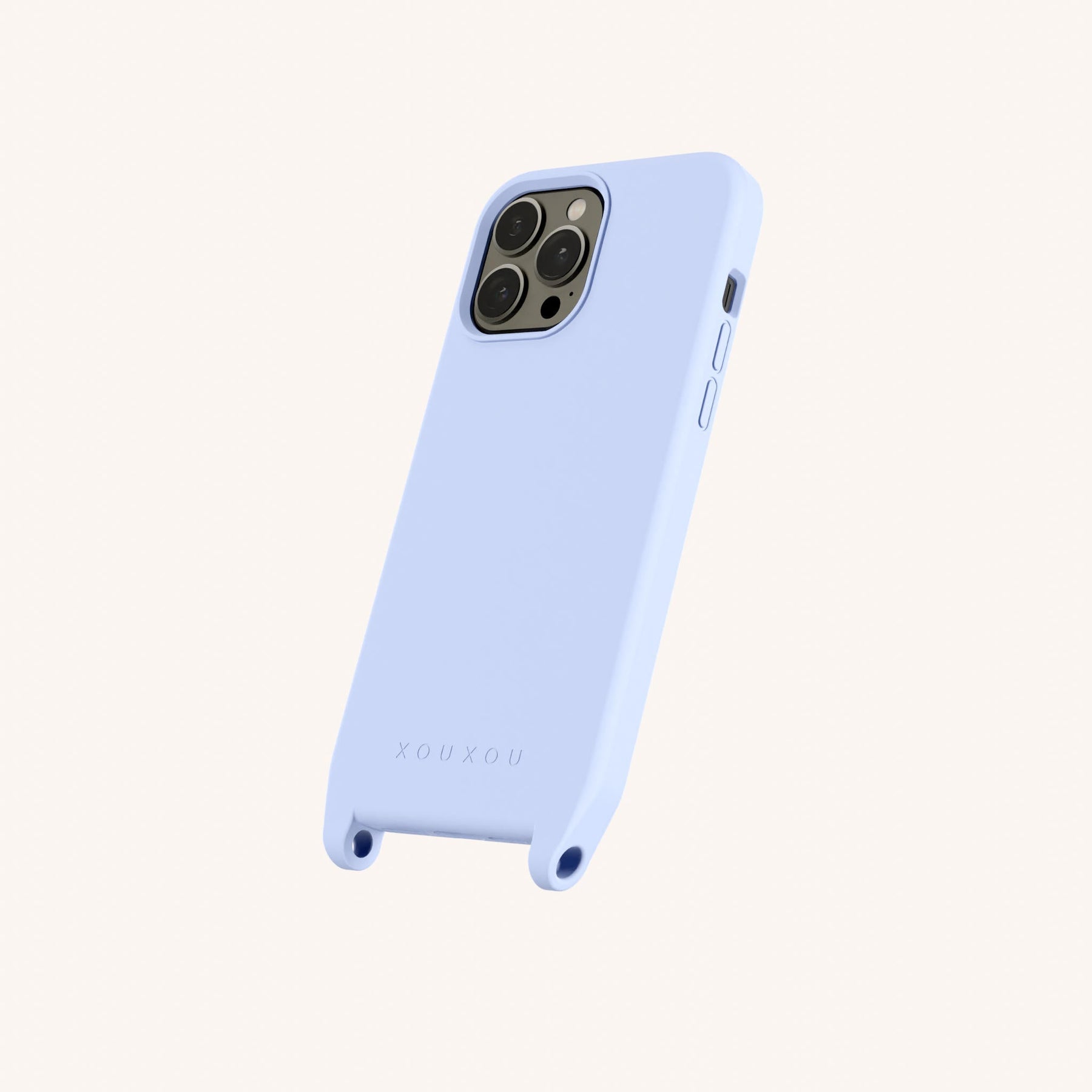 Phone Case with Eyelets in Baby Blue