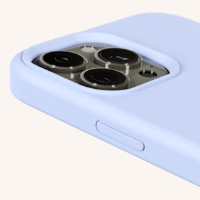 Phone Case with Eyelets in Baby Blue