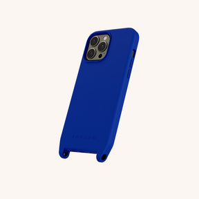 Phone Case with Eyelets in Blue