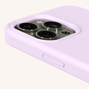 Phone Case with Eyelets in Lilac