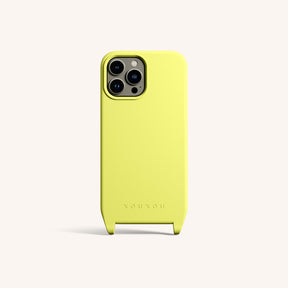 Phone Case with Eyelets in Limoncello