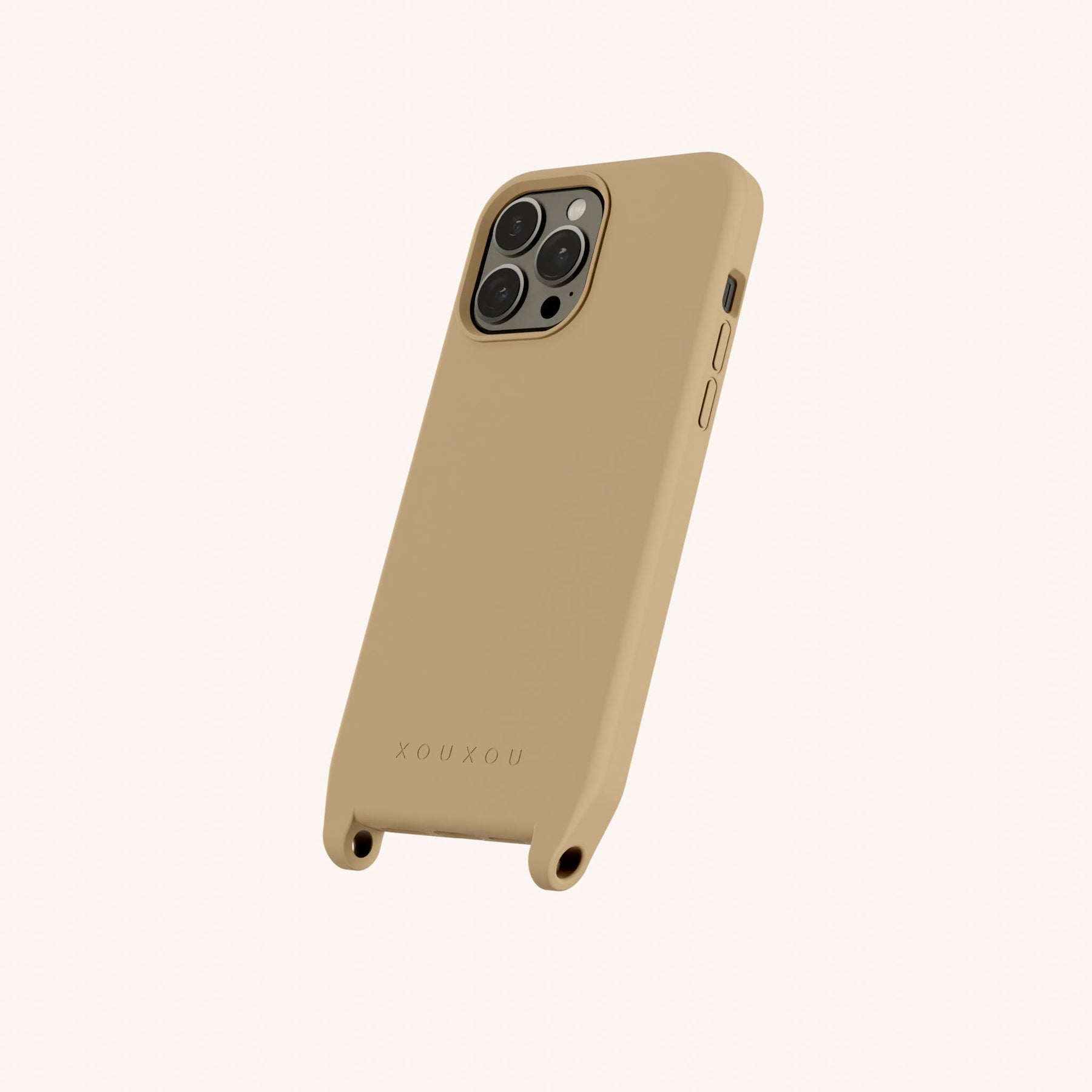 Phone Case with Eyelets in Sand