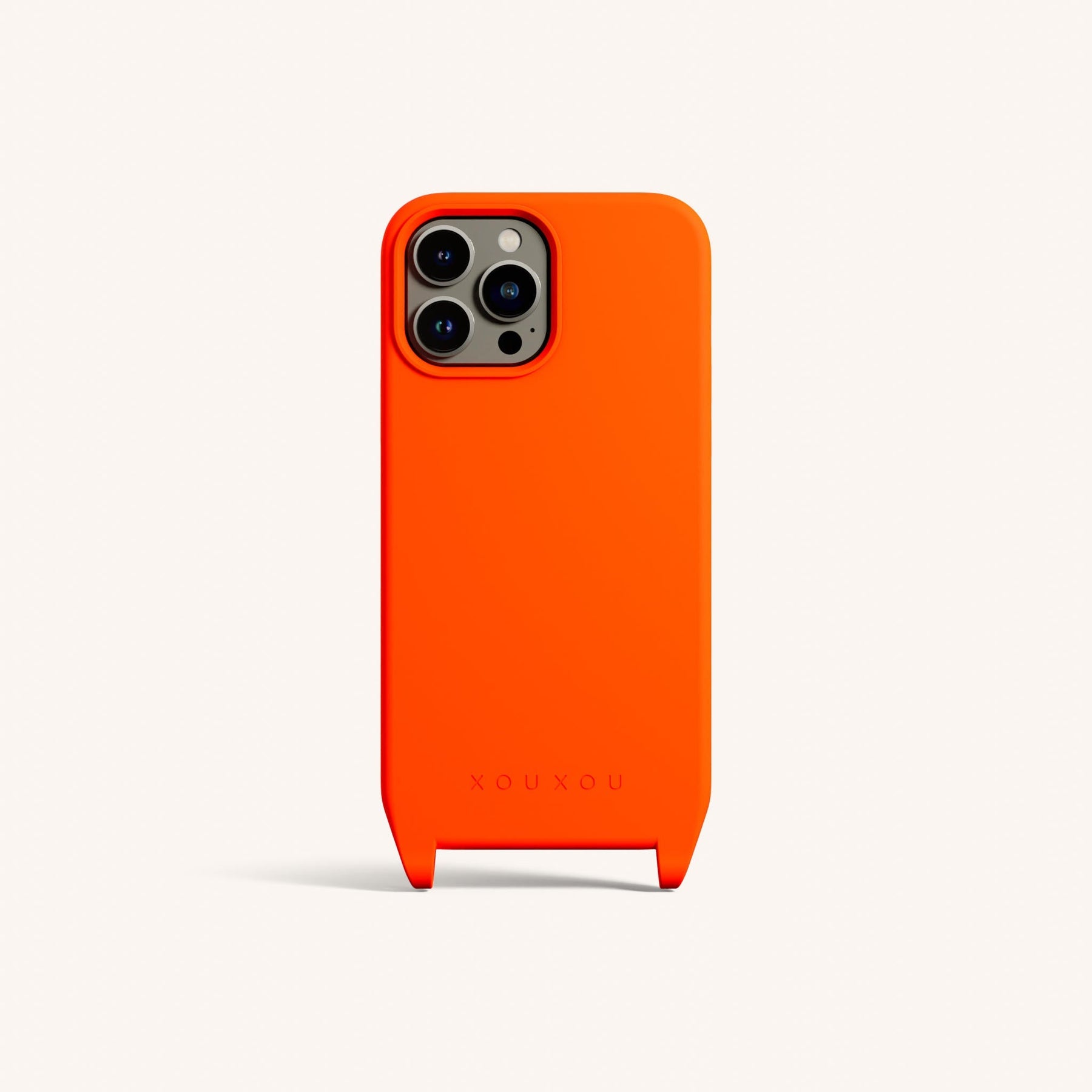 Phone Case with Eyelets in Neon Orange