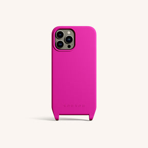 Phone Case with Eyelets in Power Pink