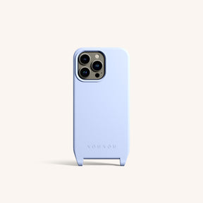 Phone Case with Eyelets in Baby Blue