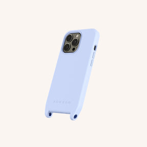 Phone Case with Eyelets in Baby Blue