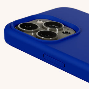 Phone Case with Eyelets in Blue