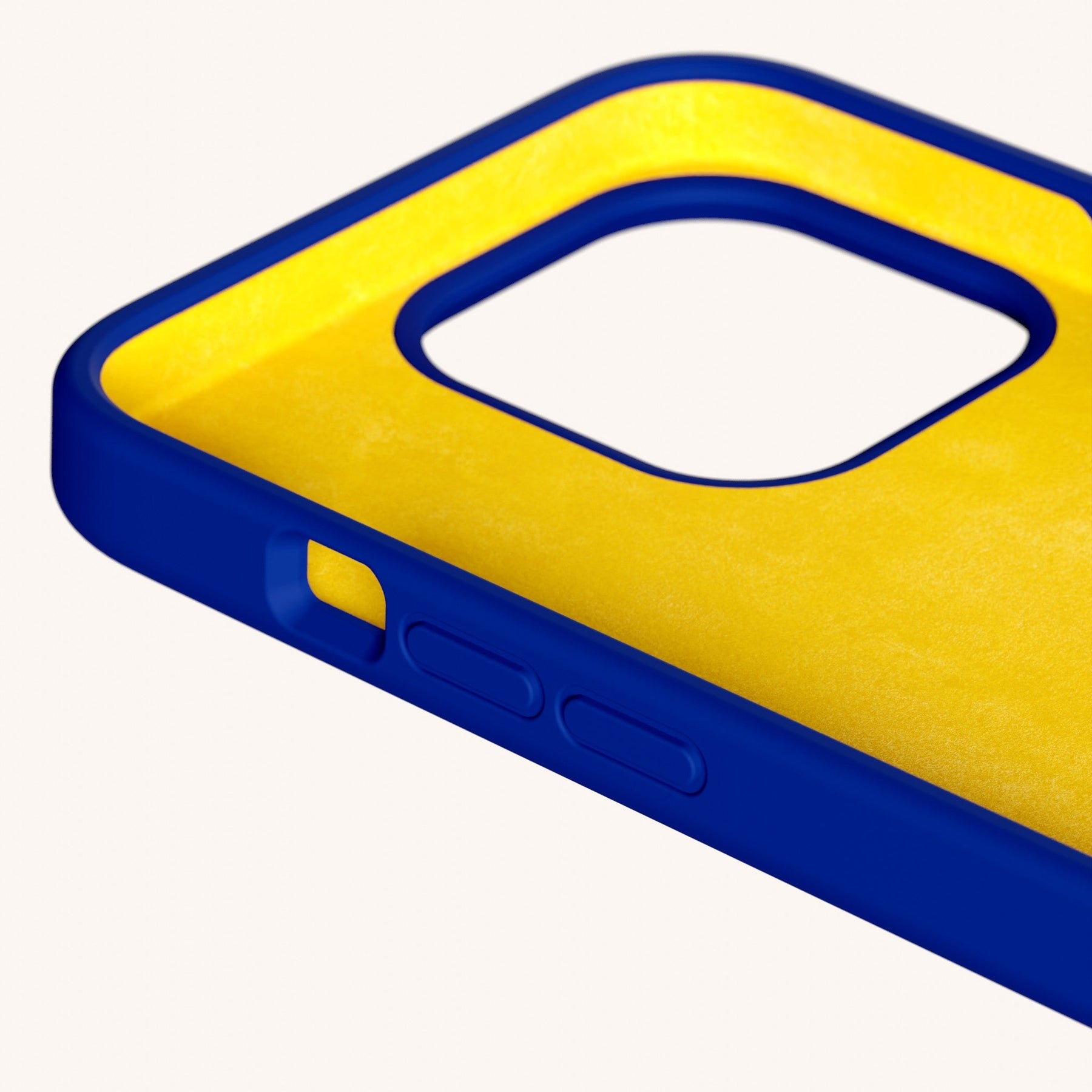 Phone Case with Eyelets in Blue