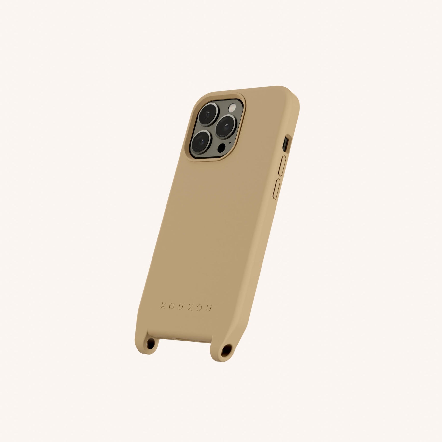 Phone Case with Eyelets in Sand