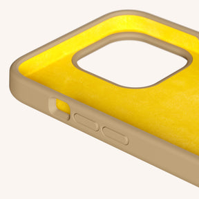 Phone Case with Eyelets in Sand