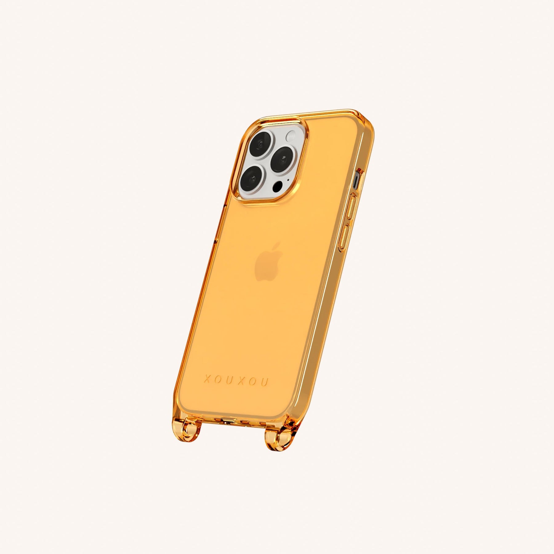 Phone Case with Eyelets in Mel Clear