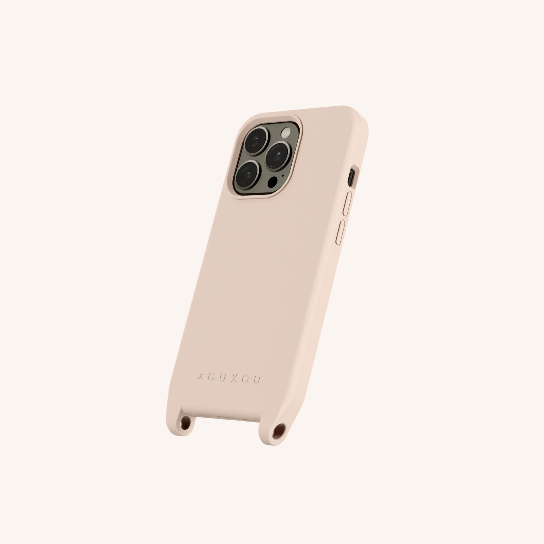 Phone Case with Eyelets in Powder Pink