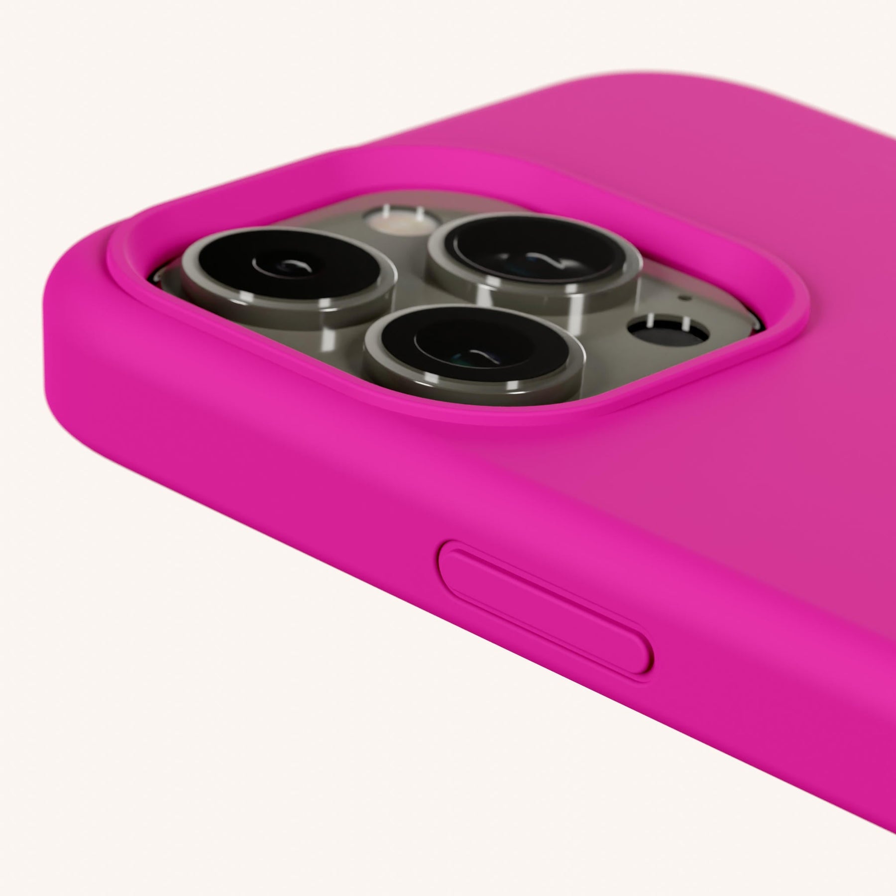 Phone Case with Eyelets in Power Pink