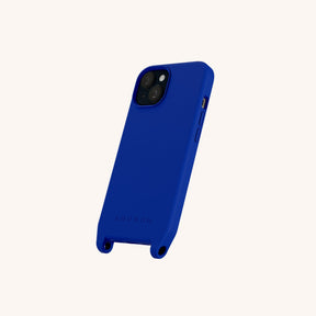 Phone Case with Eyelets in Blue