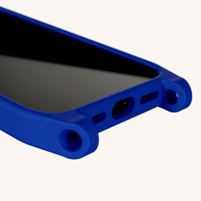 Phone Case with Eyelets in Blue