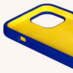 Phone Case with Eyelets in Blue