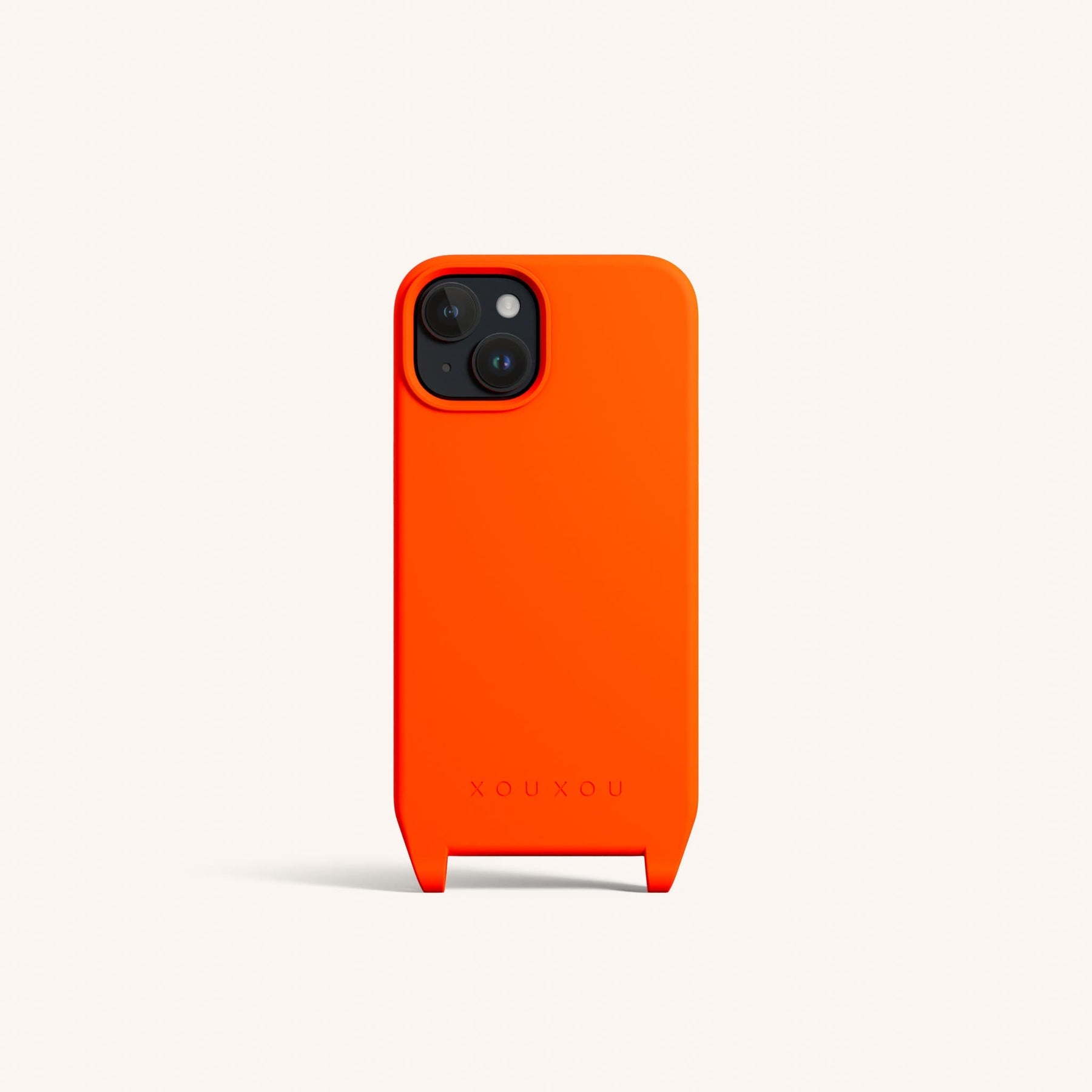 Phone Case with Eyelets in Neon Orange