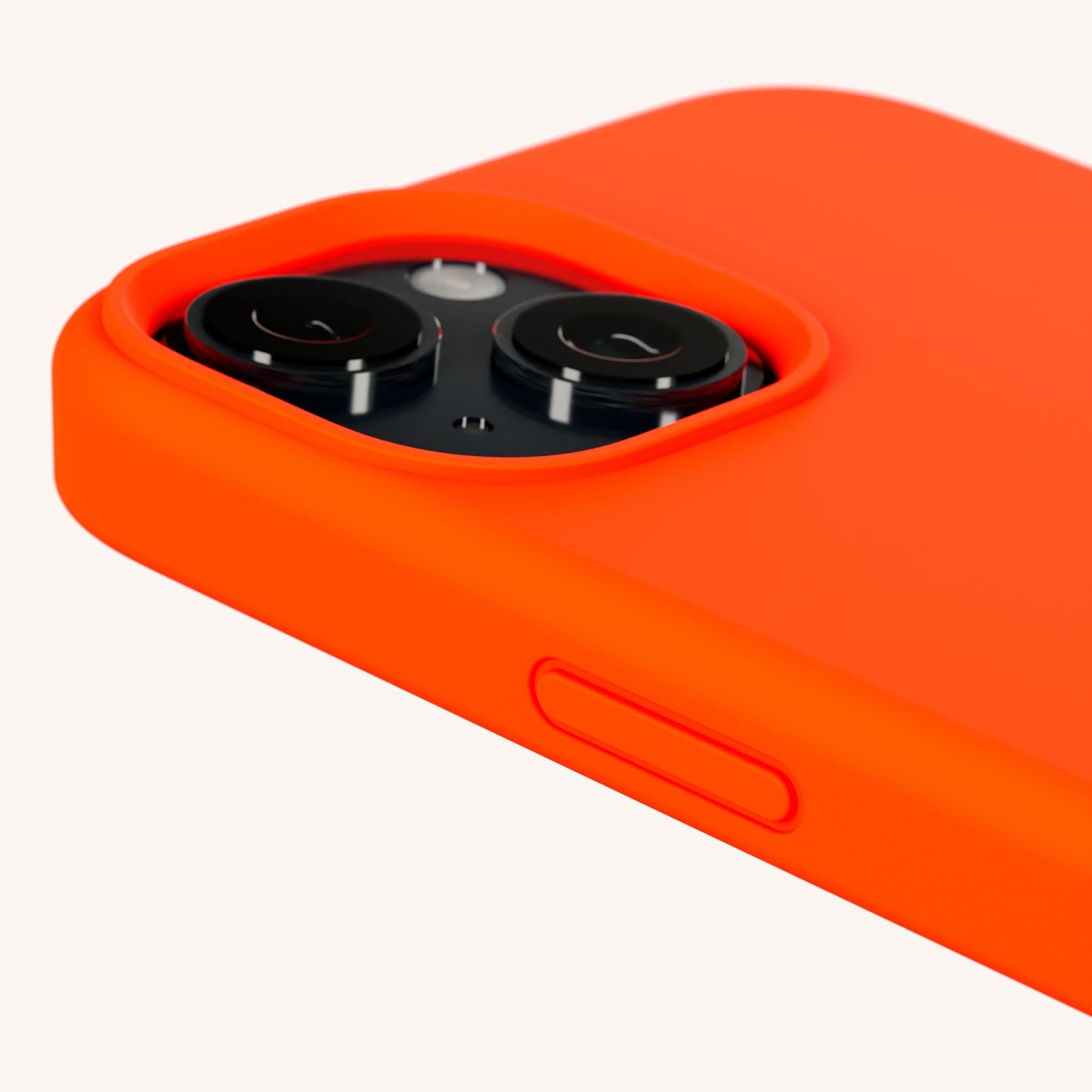 Phone Case with Eyelets in Neon Orange