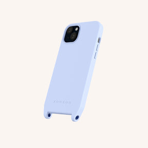 Phone Case with Eyelets in Baby Blue