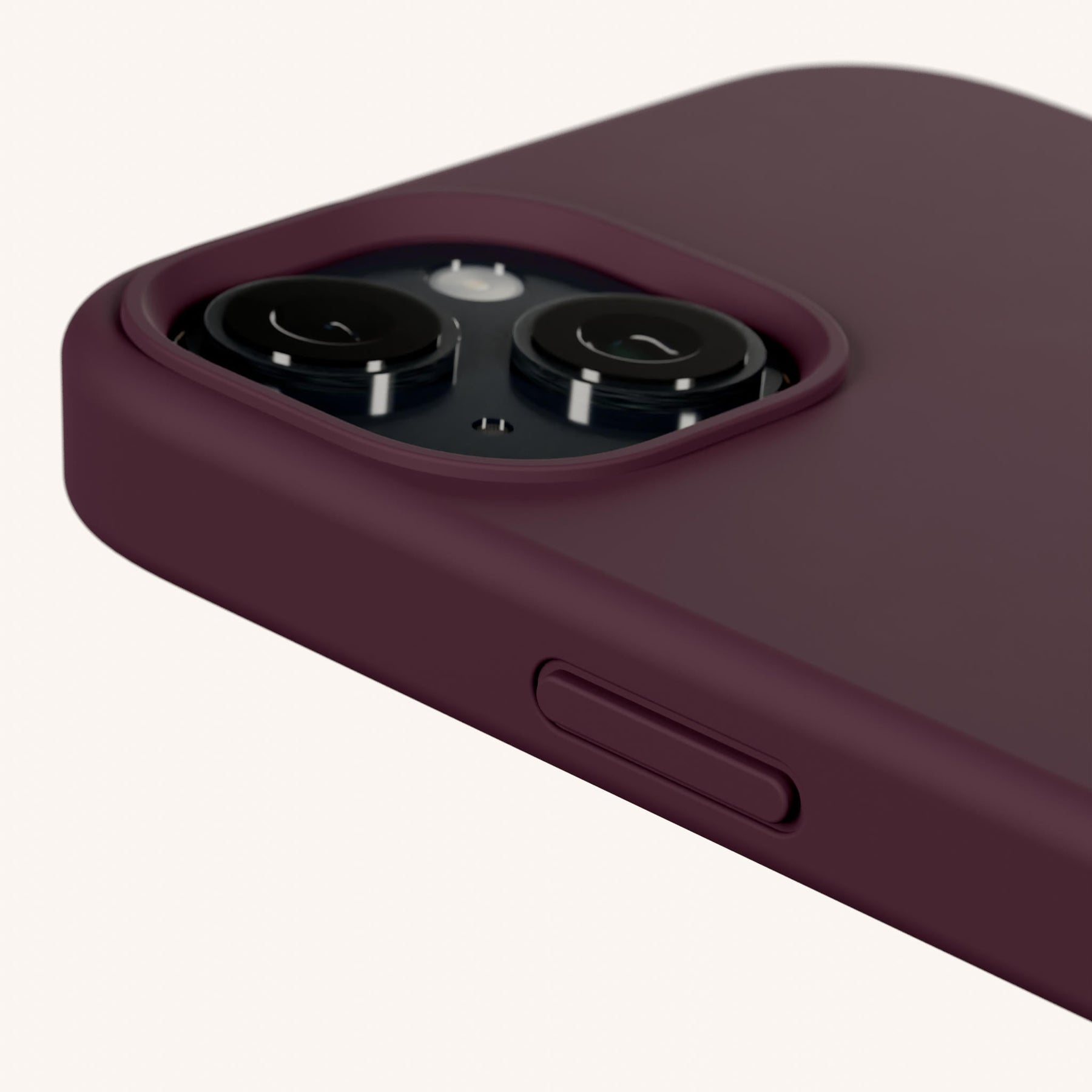 Phone Case with Eyelets in Burgundy