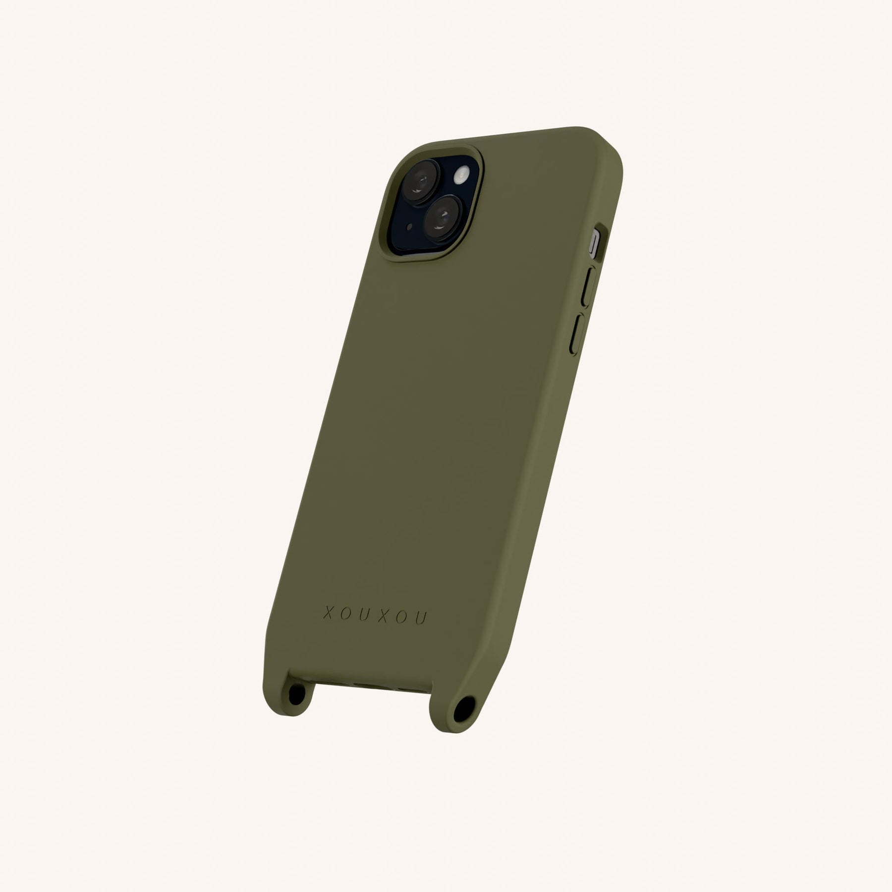 Phone Case with Eyelets in Moss